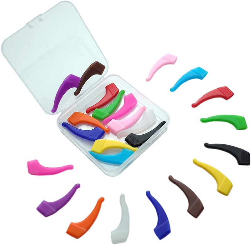 12 Pairs Silicone Eyeglass Straps Retainers Anti-Slip Sport Holders