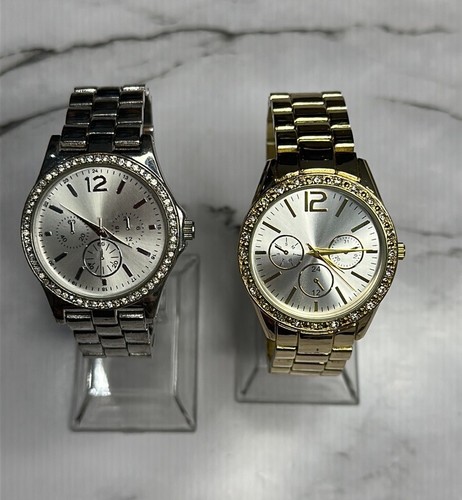 Bundle of Two Womens Classic Silver/ Gold Classic