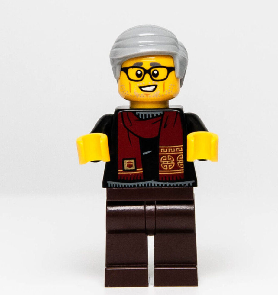 LEGO Minifigure Grandfather, Chinese New Year 80108 (hol264