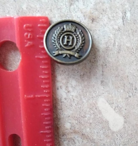 Tommy Hilfiger 8 PC Replacement Buttons Crown H Signature, (From Women's Skirt)