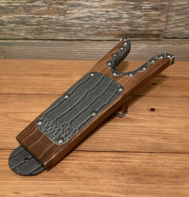 Gray Croc Boot Jack - Boot Puller - Shoe Remover - The Old Western