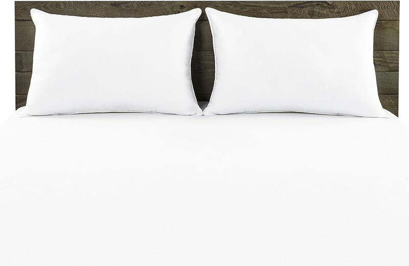 a Twin Pillow, Jumbo, White 2 Count