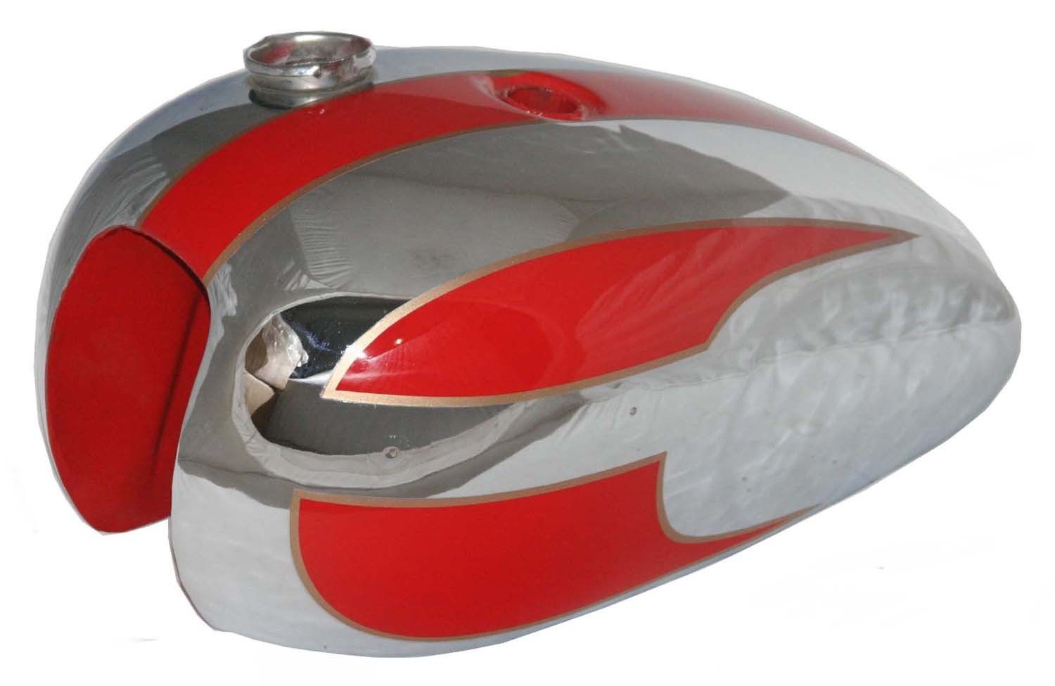 Fits Triumph T140 Bonneville 73 -78 Chrome Red Painted Patrol Tank  