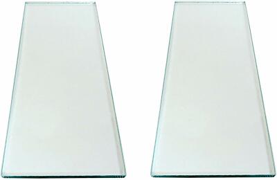 Taytools Set of Two Pieces 5/16 x 3-1/4 x 8-1/4'' Dead Flat Float Glass 