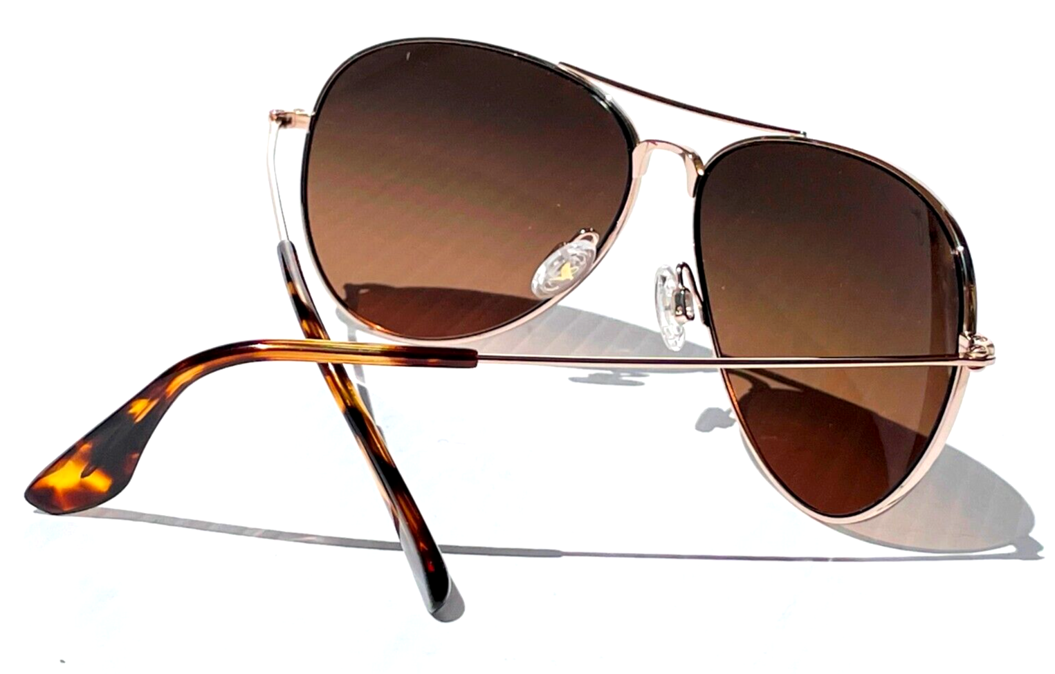 Pre-owned Maui Jim Mavericks Gold Polarized Hcl Bronze Lens Sunglass Hs264-16