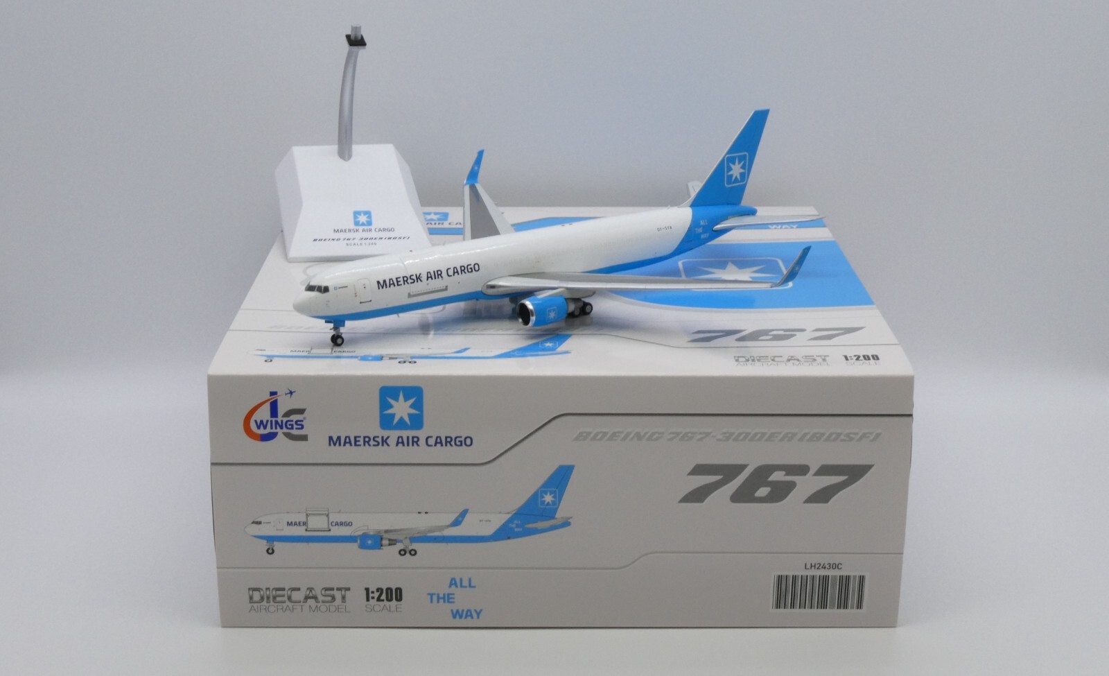 Maersk Air Cargo B767-300ER(BDSF) OY-SYA JC Wings 1:200