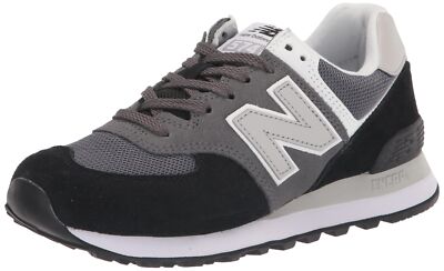 New Balance womens 574 V2 Sneaker, Black/Magnet, 10.5 US Sz_10.5_Black/Magnet