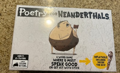 Poetry For Neanderthals Word Game by Exploding Kittens Brand New Sealed