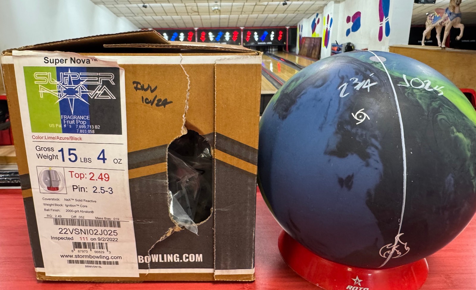 storm ノヴァ 15p Amazon.com : Storm Bowling Products Nova Bowling Ball - Hot