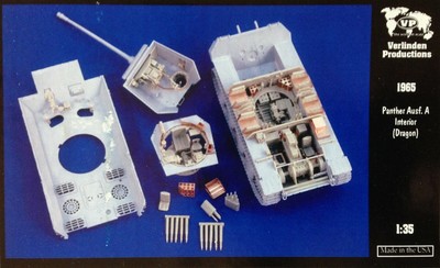 1/35 RESIN ACCESSORIES VERLINDEN 1965 PANTHER INTERIOR.