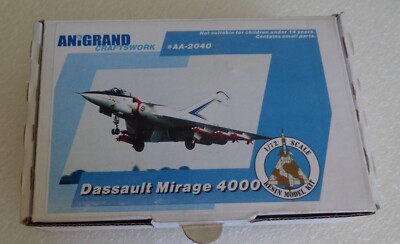 ANIGRAND CRAFTSWORK DASSAULT MIRAGE 4000 RESIN AIRPLANE MODEL KIT 1:72 AA-2040