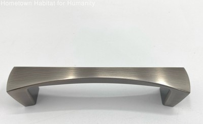 New- Berenson- Aspire- 3 3/4'' Brushed Tin Cabinet Pull- Item 9232 10BT P