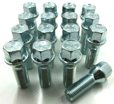 16 x ALLOY WHEEL BOLTS FOR FORD ESCORT MK3/MK4/RS TURBO S1/S2 NUTS STUD LUG (36)