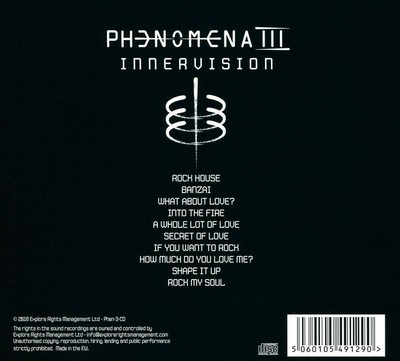 PHENOMENA INNERVISION NEW CD