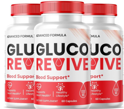 (3 Pack) Gluco Revive Capsules - GlucoRevive All Natural, Glyco Optimizer