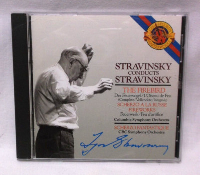 Stravinsky Conducts Stravinsky Cd The Firebird