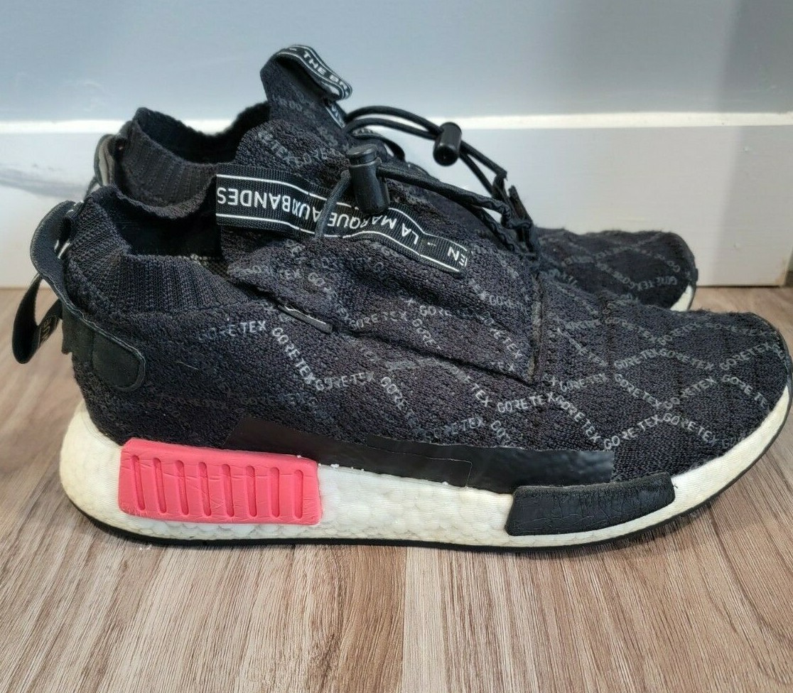 Adidas NMD TS1 Gore-Tex Core Black Shock Red size 8.5