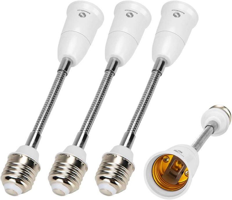 E27 Flexible Light Bulb Lamp Socket Adapter Extender/Adjustable Edison Bulb Sock
