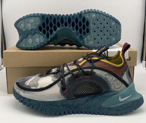 

Мужские кроссовки Nike Flow 2020 ISPA, размер 8,5, черный, бирюзовый, серебристый DM2832-001, Nike Flow 2020 ISPA