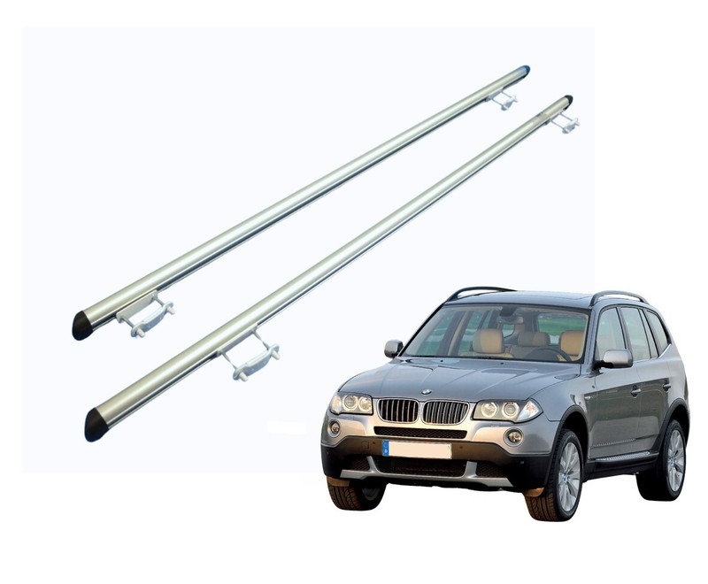 Barres Portatutto Portapacchi Pour Bmw X3 E83 Aluminium Railing