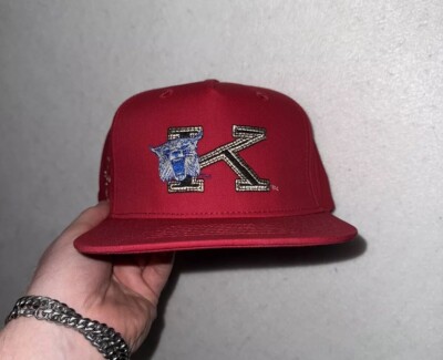 Cactus Jack by Travis Scott x Mitchell & Ness University Of Kentucky Hat Red NEW