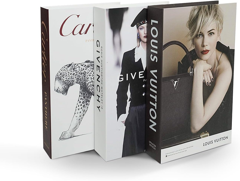 STRONA Book Decor Set – 3 Real Decorative Books for Home Décor, Coffee Table & Bookshelf Styling with Confidence, Designer Books for Decoration