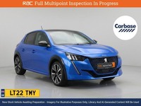 2022 Peugeot E-208 50kWh GT Hatchback 5dr Electric Auto (7kW Charger) (136 ps) H