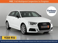 2019 Audi A3 30 TFSI 116 Black Edition 5dr HATCHBACK PETROL Manual