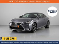 2016 Lexus RC 2.0 200T F Sport Coupe 2dr Petrol Auto Euro 6 (s/s) (245 ps) Coupe