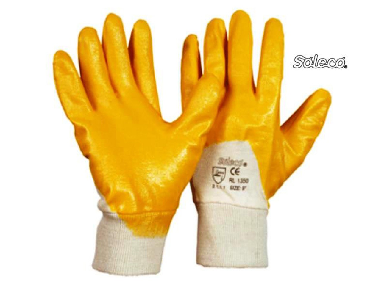 12 paires de LEIPOLD Gants de travail en nitrile Soleco Gant en nitrile