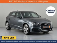 2019 Audi A3 1.5 TFSI CoD 35 S line Sportback 5dr Petrol S Tronic Euro 6 (s/s) (