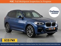 2019 BMW X3 3.0 30d M Sport SUV 5dr Diesel Auto xDrive Euro 6 (s/s) (265 ps) SUV