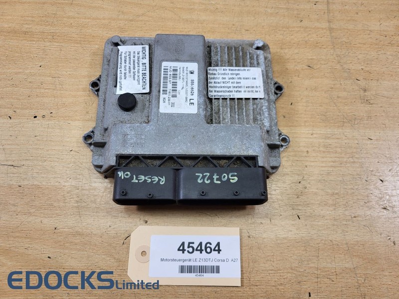 MotorsteuergerÃ¤T SteuergerÃ¤T Le Motor Z13dtj Corsa D 1,3 Cdti Opel
