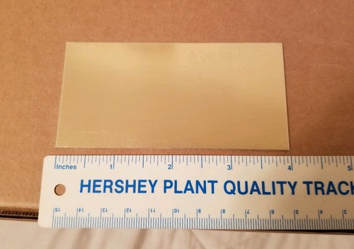 Lot of 29 2X4 GOLD color ALUMINUM ENGRAVING MACHINE PLAQUE & TROPHY PLATES NOS