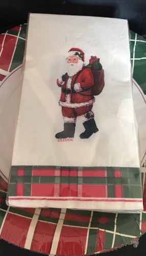 Lenox Vintage Holiday 64 Pc Set Christmas Paper Plates Napkins C R Gibson New