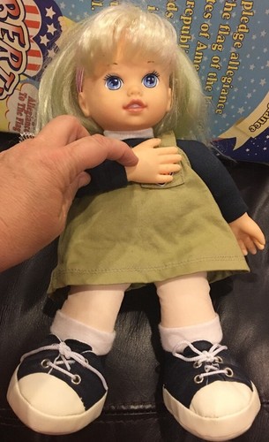 Liberty Belle Doll - recites opening of pledge!    Rare