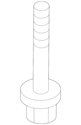 Genuine Mitsubishi Shock Bolt AX000266