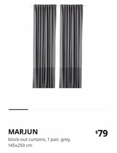 IKEA Marjun Curtains | Curtains & Blinds | Gumtree Australia Inner