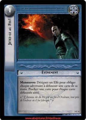 Jetez-Le To Fire! 3C11 [Realms Of The Elf Lords ] Lotr Ccg Fr
