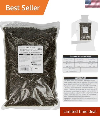 2.2 pounds Cichlid Bio-Gold and Floating Pellets, Medium