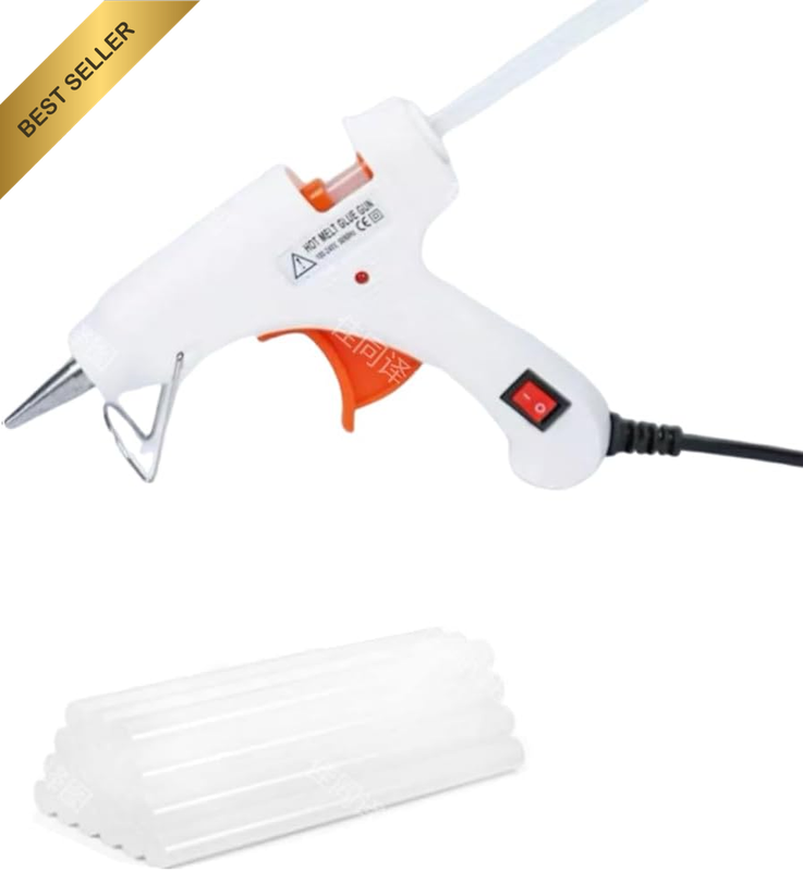 Hot Glue Gun Kit - Mini 20W Hot Glue Gun, with 40 Glue Sticks, Suitable for DIY