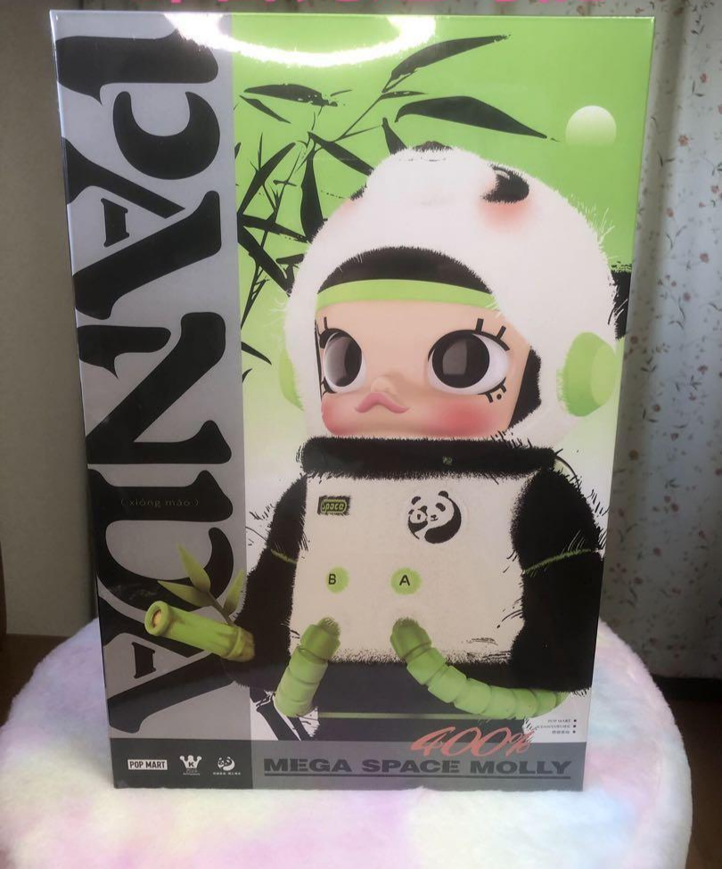 NEW】POP MART MEGA SPACE MOLLY 400% PANDA – Kouhigh Toys