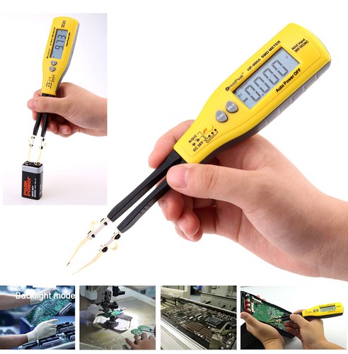 Digital Clamp SMD Tester Multimeter Tweezers Resistance Capacitance Meter 5999C