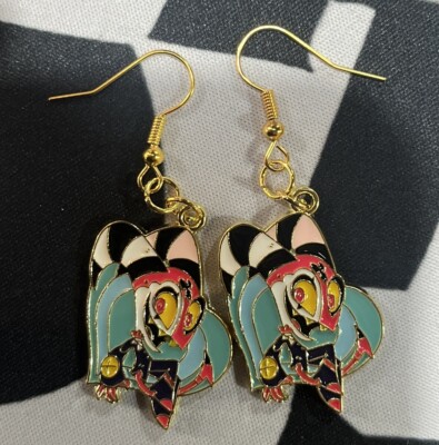 Helluva Boss Blitzo Earrings Anime Character Cosplay Gift Present Jewellery