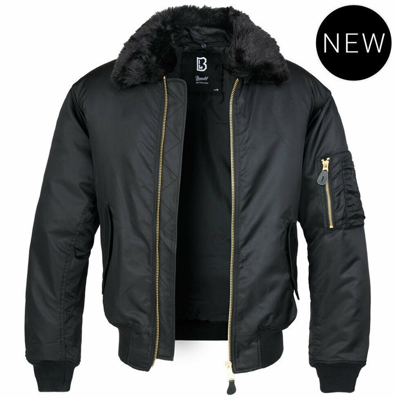 Brandit Herren Herbst Winter ÃBergangs Jacke Ma2 Bomberjacke Windbreaker Pilot