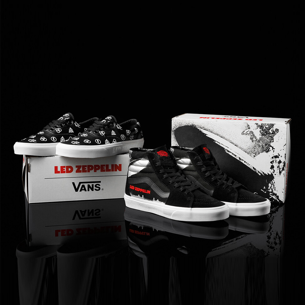 vans led zeppelin shoes