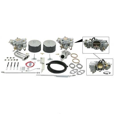 Coccinelle VW Coccinelle T2 Set Double Carburateurs 44MM Carburateur Set