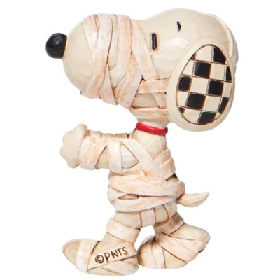   New JIM SHORE PEANUTS Snoopy Figurine MUMMY HALLOWEEN Walking Dead Zumbi Dog