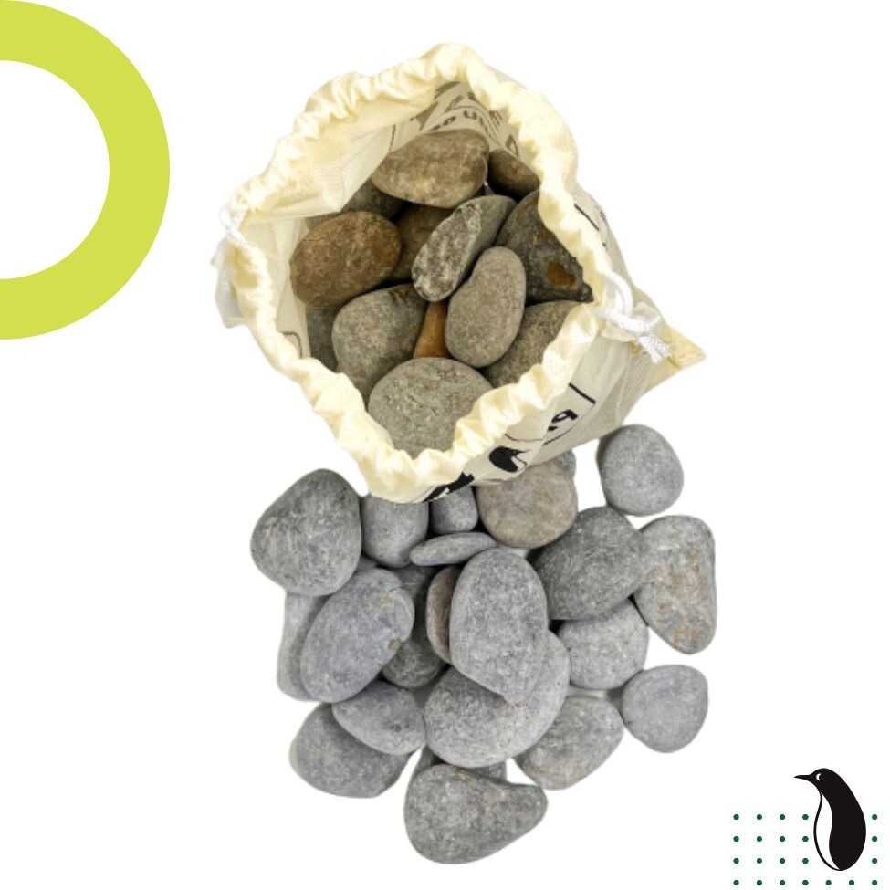 10 River Rocks for Painting, Flat & Smooth Stones, No Sharp Edges, 2" to 4"