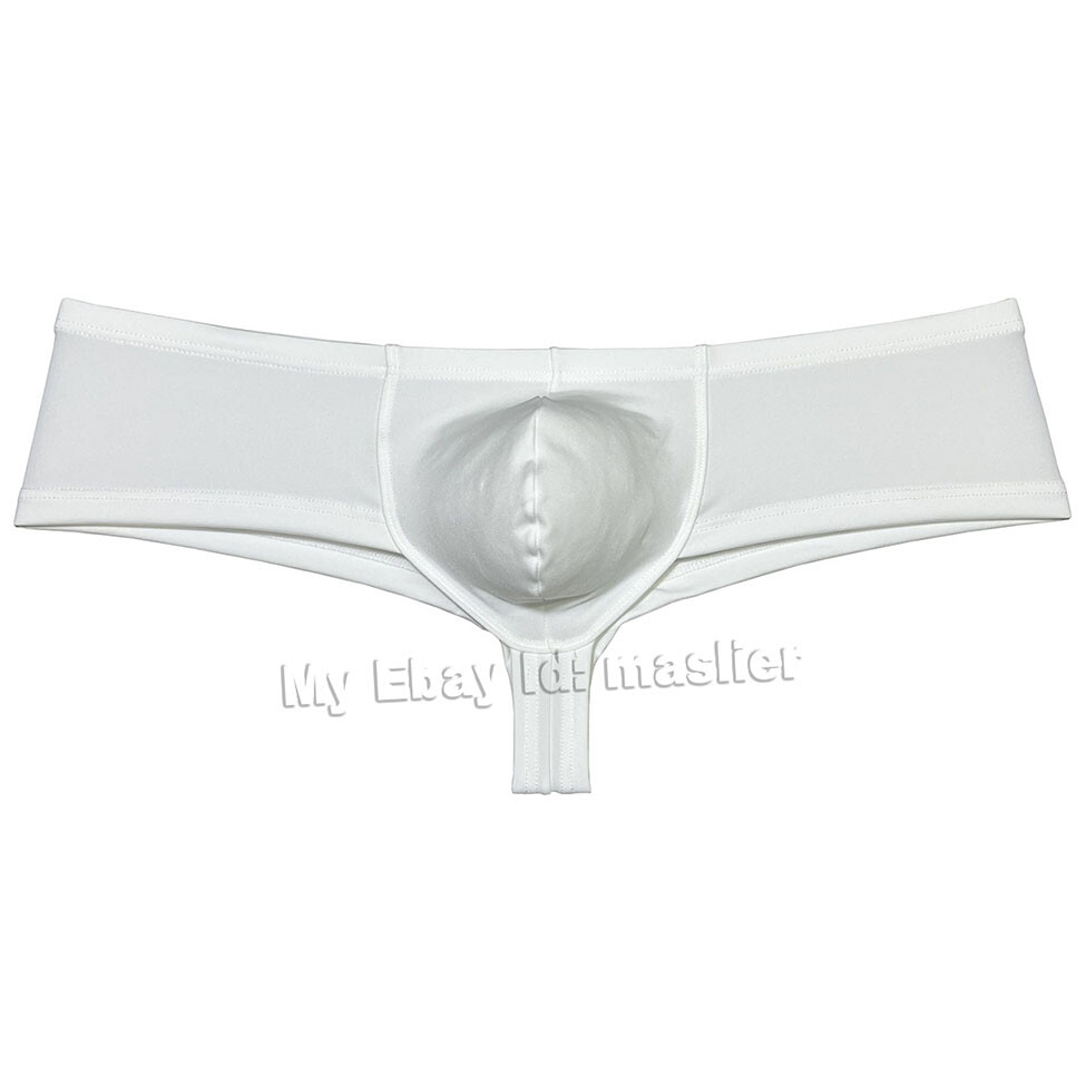 Men Skin Feel Cheeky Boxer Brief Underwear Booty Short Half Hip Brazilian Bikini